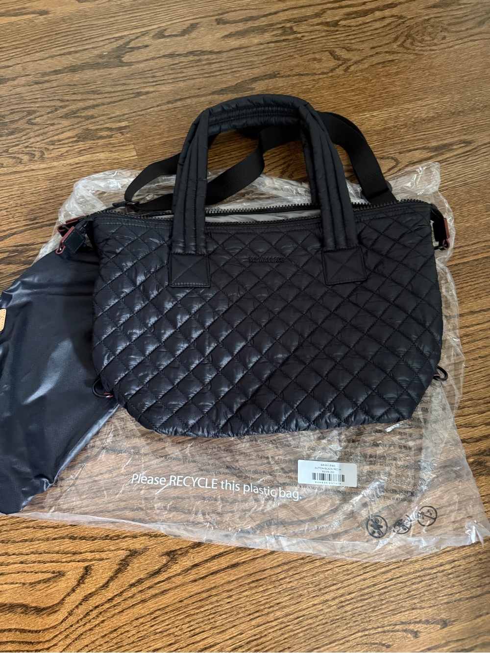 MZ WALLACE Sutton Medium Bag - black quilted